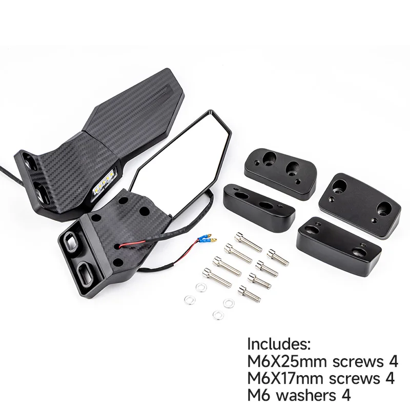 

Зеркало для мотоцикла, регулируемое вращающееся зеркало заднего вида, светодиодное зеркало указателя поворота, сигнальная лампа для Yamaha Kawasaki Ninja Honda Ducati