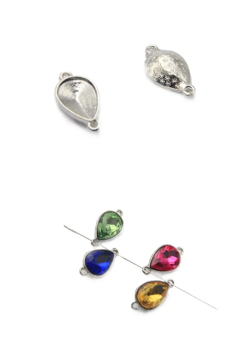 10 шт. медные Подвески с двумя отверстиями х14 мм