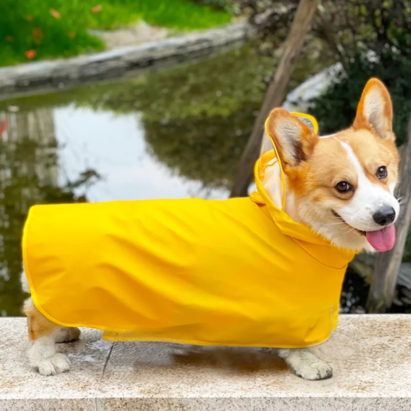 

Dog Raincoat Pet Rain Cape Breathable Raincoat Waterproof Pet Supplies