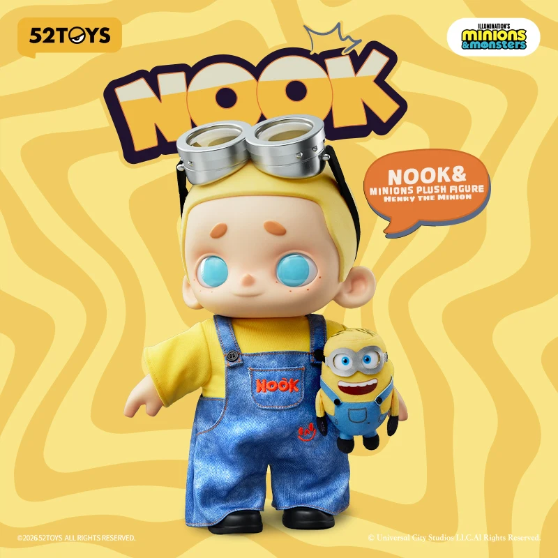 Фото Плюшевая фигурка 52TOYS NOOK & MINIONS, коллекционная аниме-фигурка, украшение, игрушка-сюрприз, подарок №2