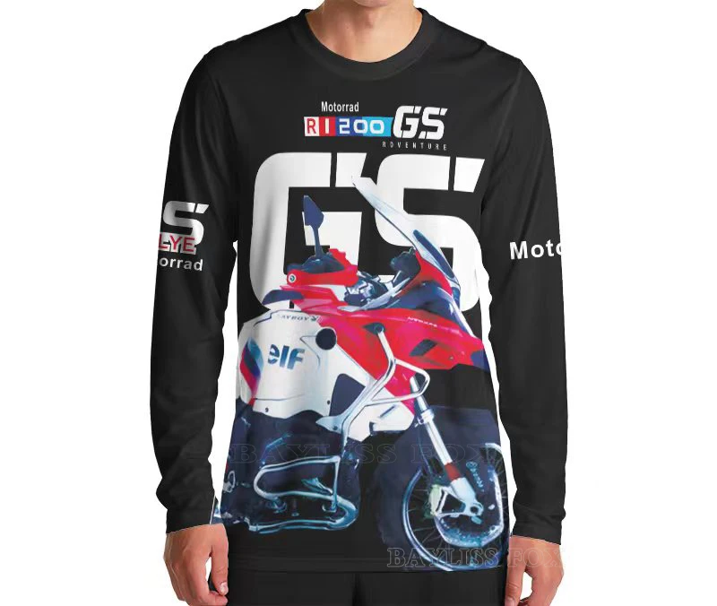 

Motorrad Motorcycle T Shirt Superbike For BMW R1200 GS Adventure Quick Dry Breathable Do Not Fade Anti-UV Cold Feeling Jerseys