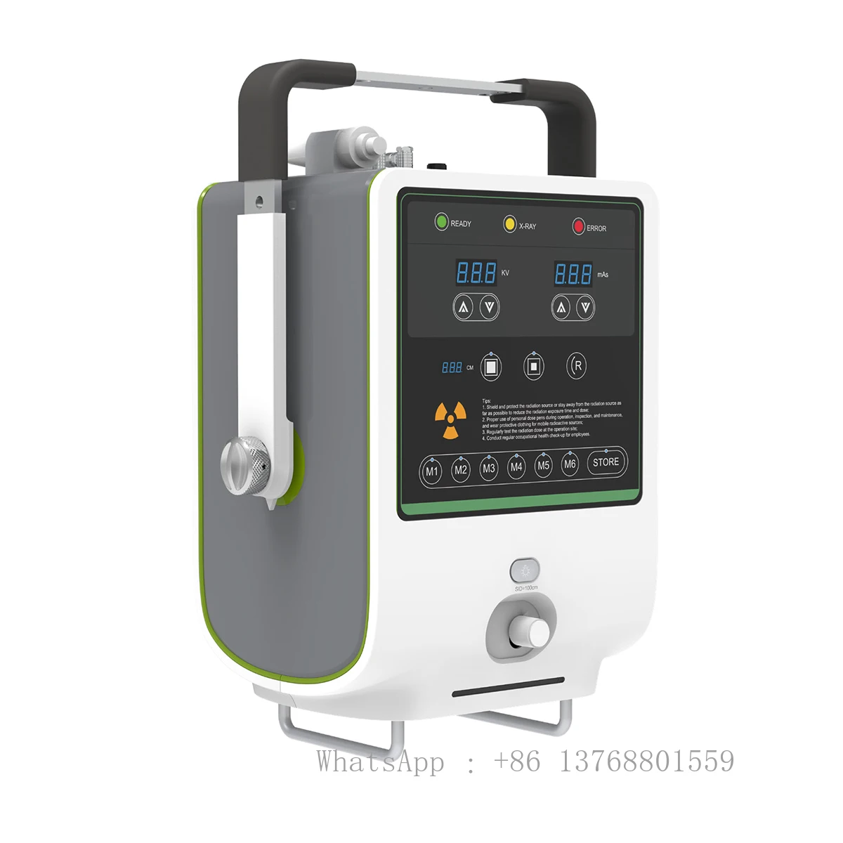 Портативный небольшой размер 5 кВт Xray Digital Fisk/DR X Ray Machine Цена Легкий рентгеновский