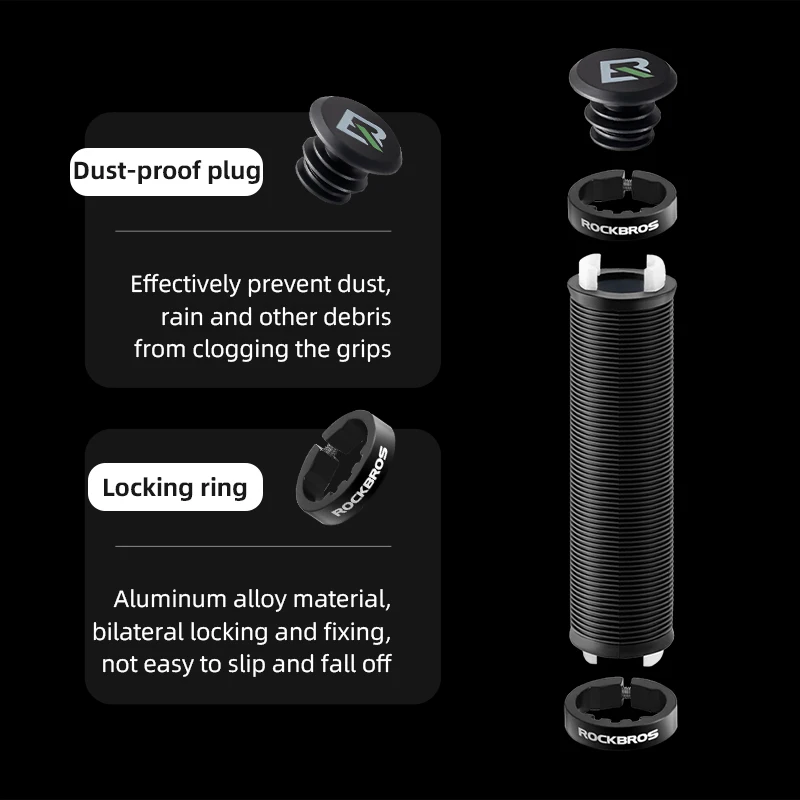 ROCKBROS велосипедные ручки на руль резиновые мягкие MTB для горного велосипеда