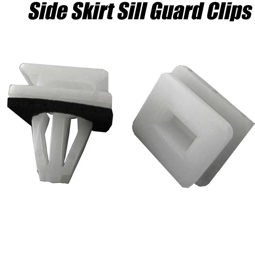 

30PCS White ABS Plastic Screw Suitable For F-Honda Civic F-CRV Lower Beam Skirt Fixed Clip 91504-SP1-003/91504SP1003 Accessory