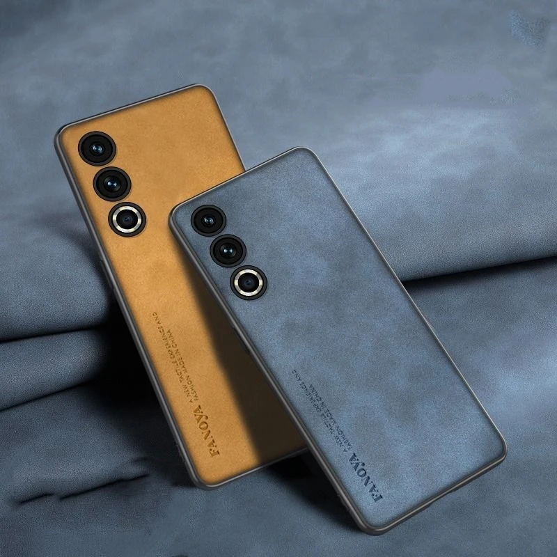 Роскошный чехол для Meizu 21 из овечьей кожи Pro 21pro матовый Силиконовый полная защита