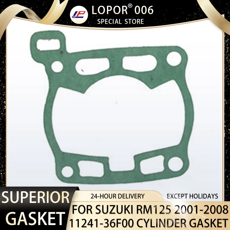 

Motorcycle Engine Cylinder Base Seal Gasket For SUZUKI RM125 2001-2008 RM 125 11241-36F00