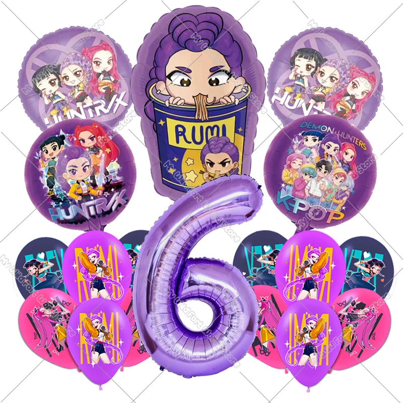 

Набор украшений для дня рождения Kpop Demon Hunters MINISO