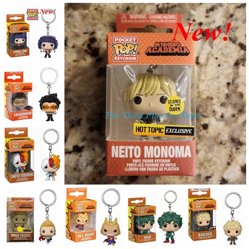 Новое поступление карманный брелок Funko Dabi Izuku Twice Hawks Eraserhead аниме-фигурки ПВХ