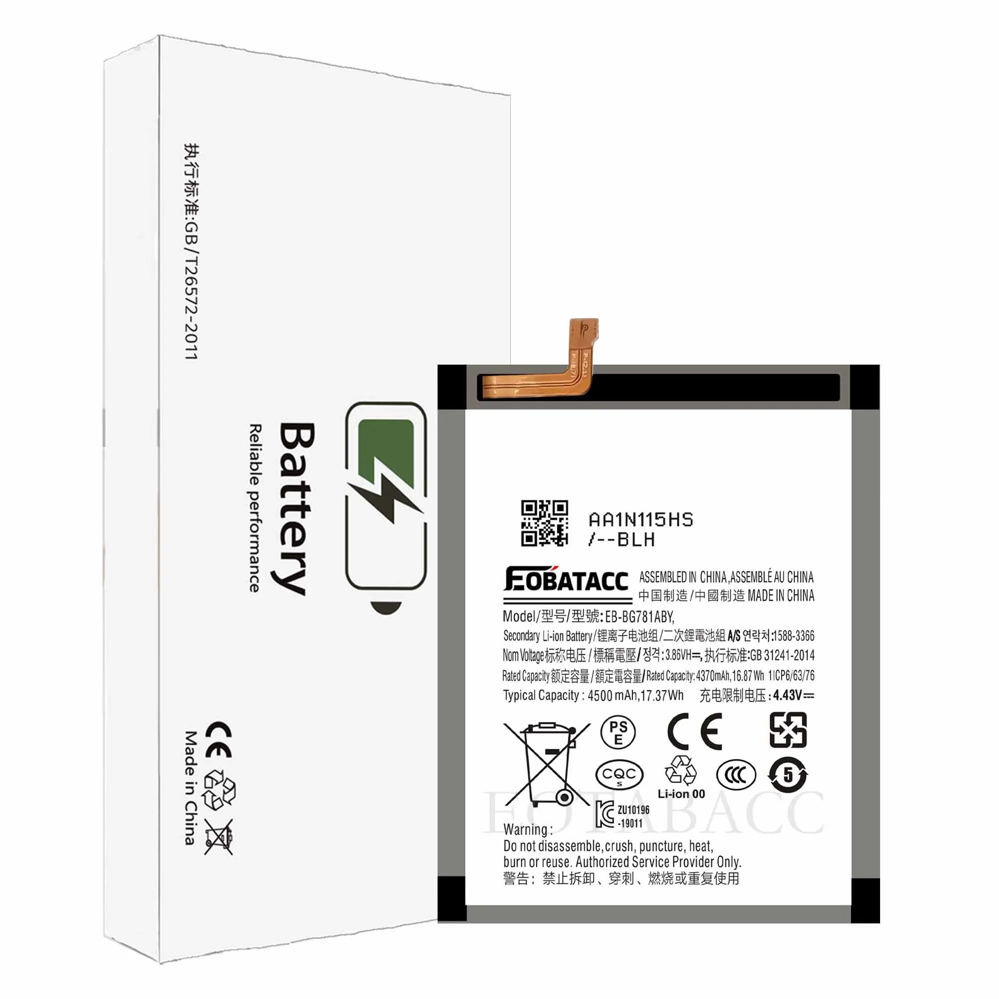 Новинка 100% Оригинальная батарея EOTABACC для SamsungS20 FE EB-BG781ABY/S20 Fan Edition/A52 5G/A526/A52S 5G/A525/G780
