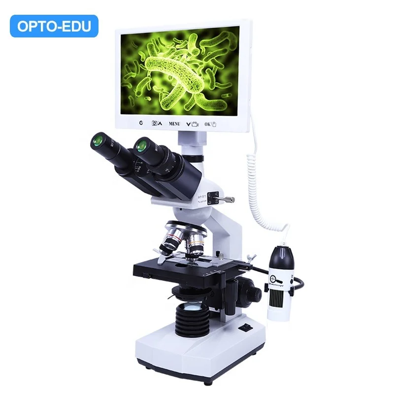 

OPTO-EDU A33.5121-TH 7" LCD 2.0M Biological USB Portable Dual Lens Digital Microscope