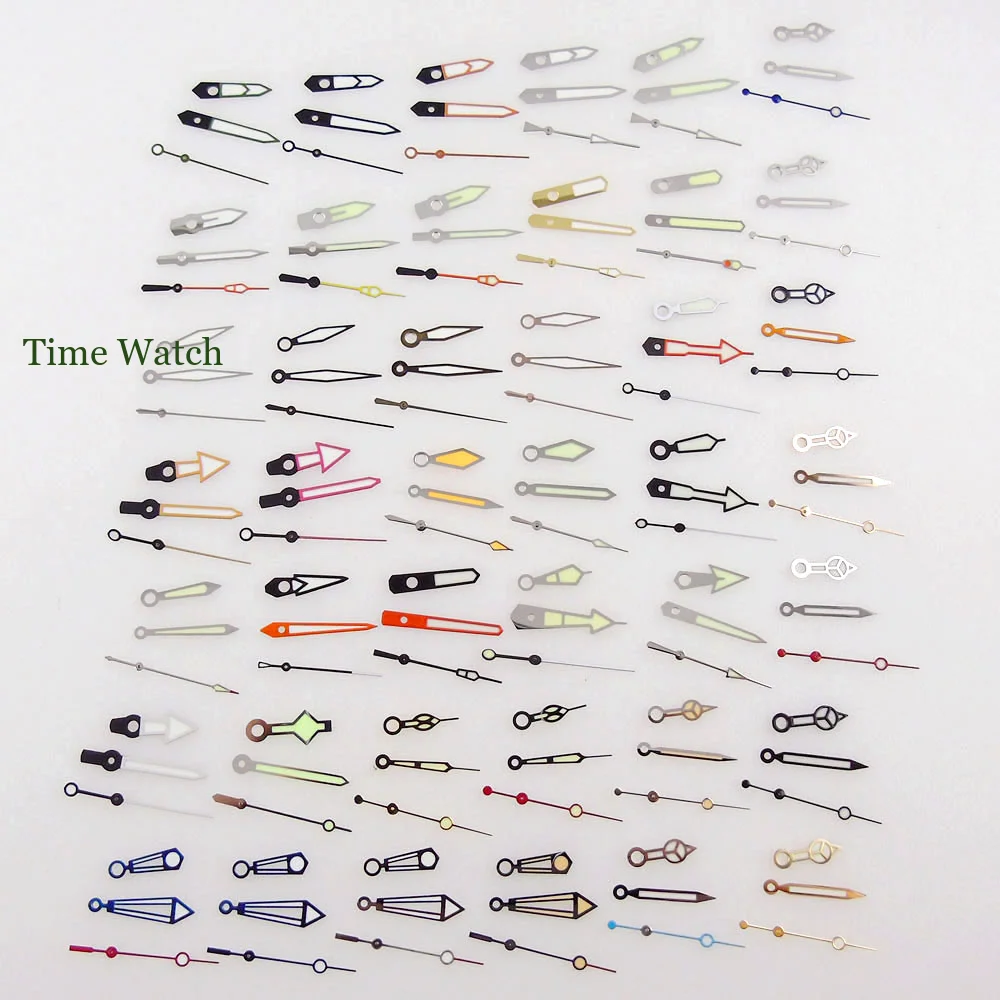 Для NH35 NH36 4R36 7S36 7009 стрелки часов светящиеся черные/красные/желтые/золотые/синие