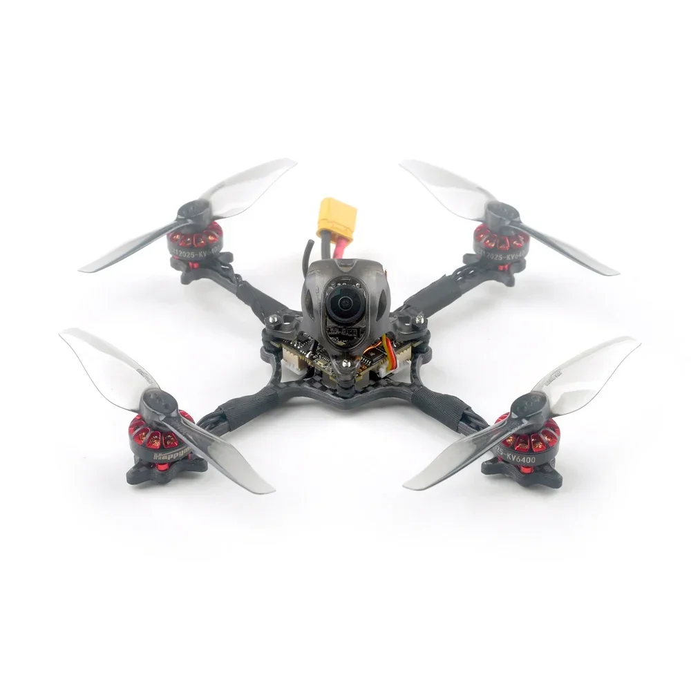 HappyModel Crux3 1-2S 3-дюймовая зубочистка Quad CrazybeeX 4in1 AIO 5A 200mW Caddx Ant 1200TVL EX1202.5 KV6400
