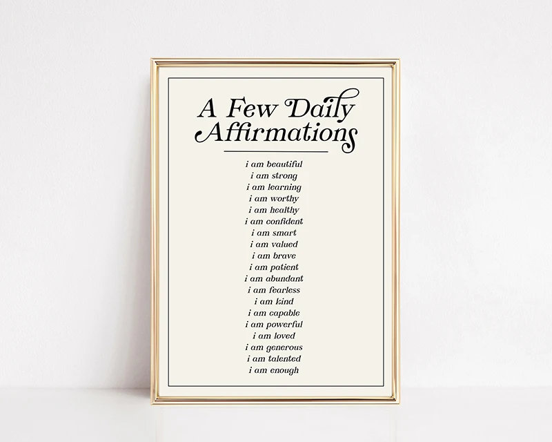 Мотивационные Цитаты Печать На Холсте Самомотивация Ежедневные Подтверждения