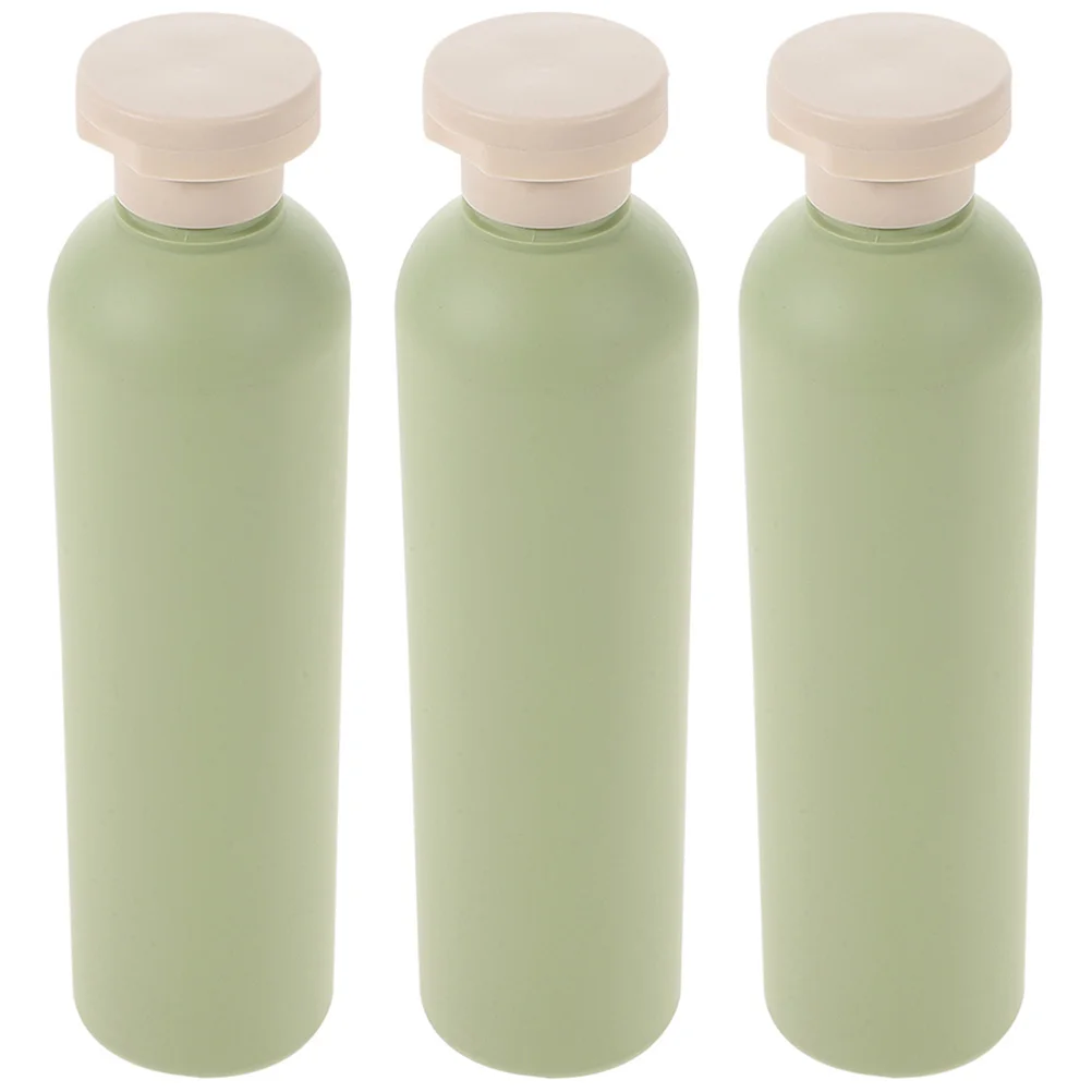3 Pcs Shower Gel Bottle Travel Size Bottles Toiletries Makeup Container Shampoo Plastic Toiletry Containers Set