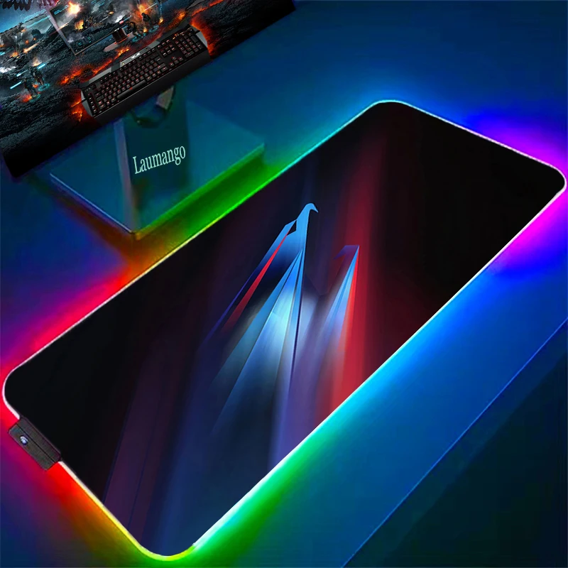 

Игровой коврик для мыши Aorus RGB, настольные аксессуары, светодиодный коврик для мыши, коврики для настольного ПК