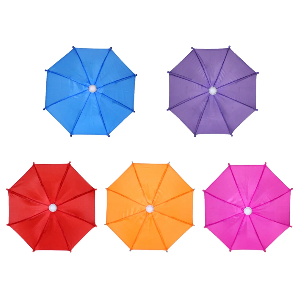 

Umbrella Mini Toy Kids Toys Decor Miniature Tiny Props Umbrellas Model Cute Kid Parasol Rainy Accessories Hanging Paper Ornament