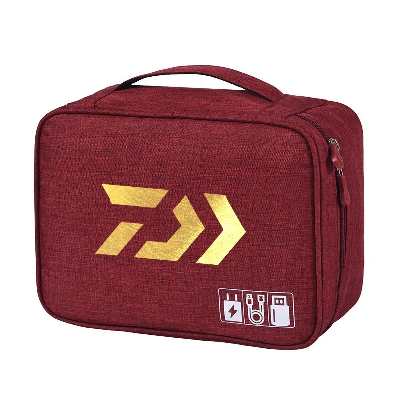 

Outdoor Fishing Reels Bag Large Capacity Removable Partition Waterproof Adjustable Multi-Purpose Fishing Reel Storage Case Bags
