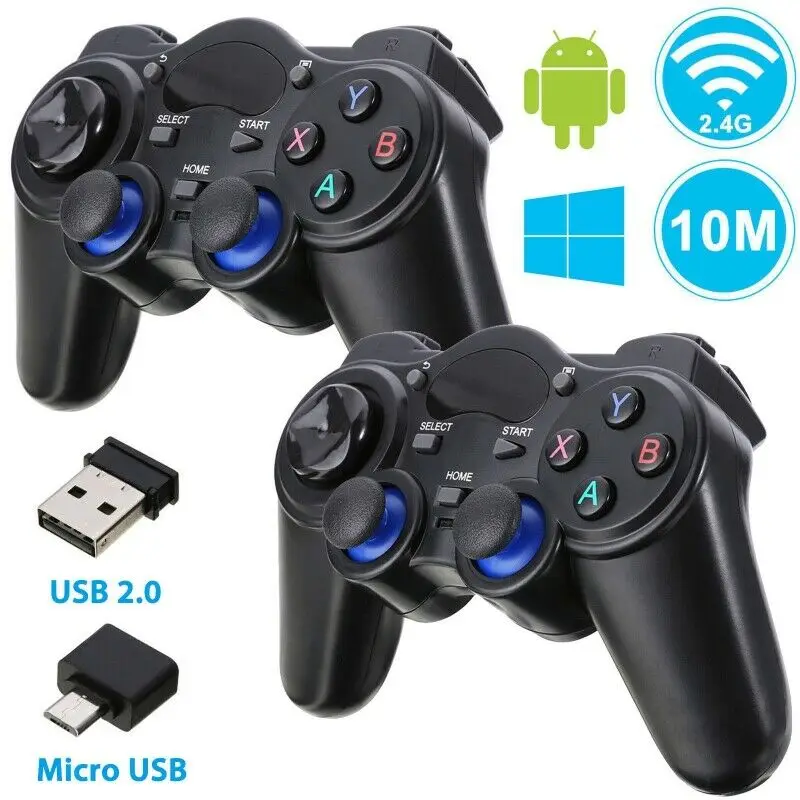 

USB Wireless Gaming Controller Gamepad for PC/Laptop Microsoft-Xbox 360-PS3
