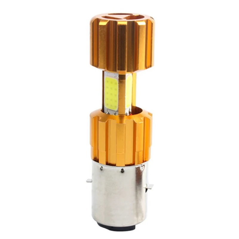 

1Pcs H6 BA20D LED Motorcycle Headlight 2000LM 3COB Moto Bulb Motorbike ATV Scooter LED Headlight White 12-30V Electric Cars