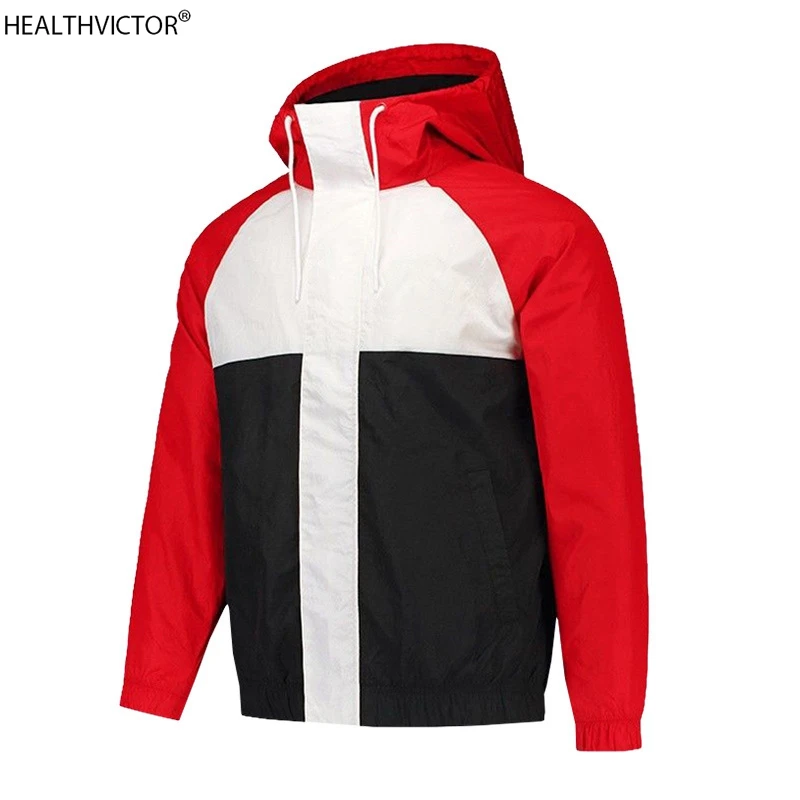 

Outdoor Sports Wind-proof Basketball Training Tour Exercise Zipper Long Sleeve Universal Adult Men Women Hooded Jacket Trench