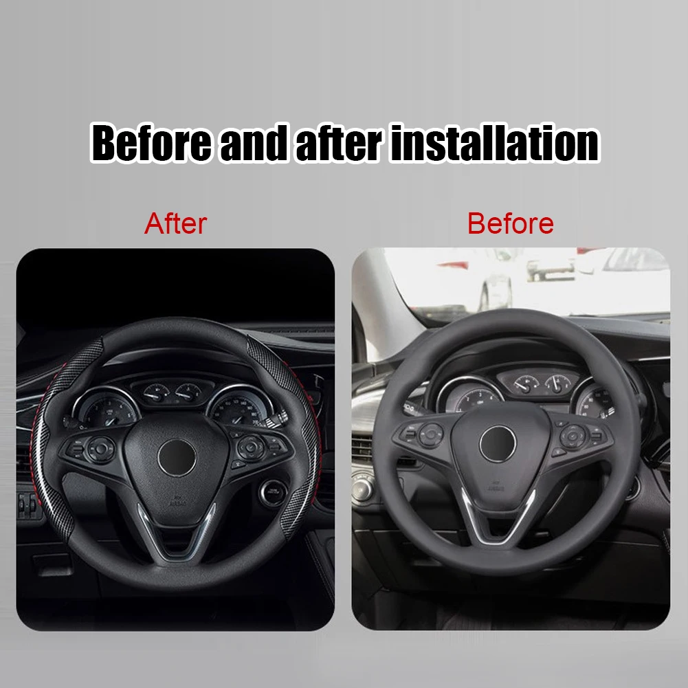 Универсальный Противоскользящий силиконовый чехол для руля диаметром 38 см BMW X1 G11