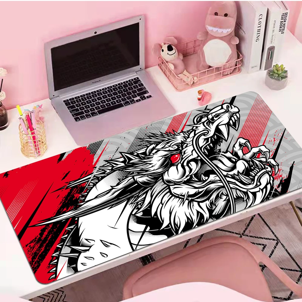 

Elements of Chinese Style Mouse Pad Gaming Accessories Non-Slip Table Keyboard Desk Mat Gamer PC Rubber Carpet Dragon Mousepad