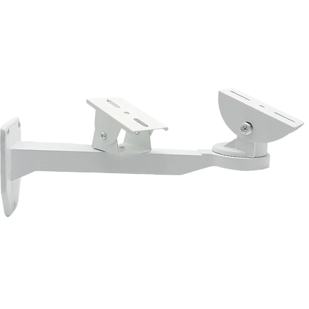 

Белый алюминиевый кронштейн для камеры видеонаблюдения, настенное крепление, внутренний держатель для наружной подставки, поддержка установки двух камер