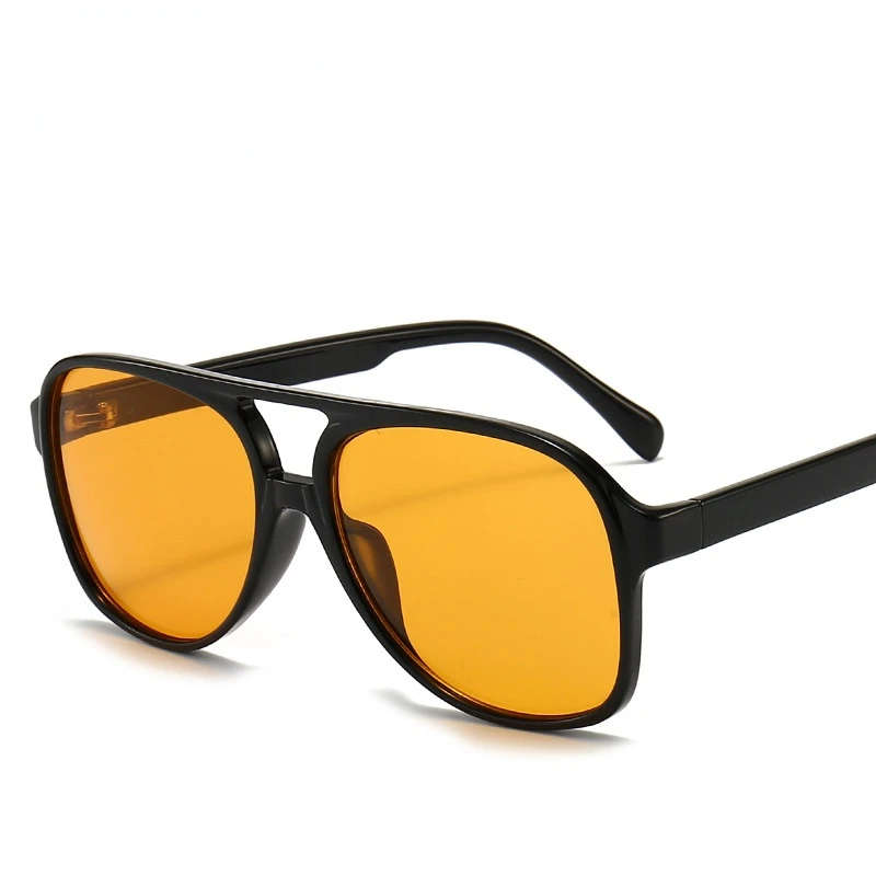 

2021 Retro Oversized Sunglasses Women Fashion Gradient UV400 Big Sun Glasses Vintage Brand Designer Lentes De Sol Mujer