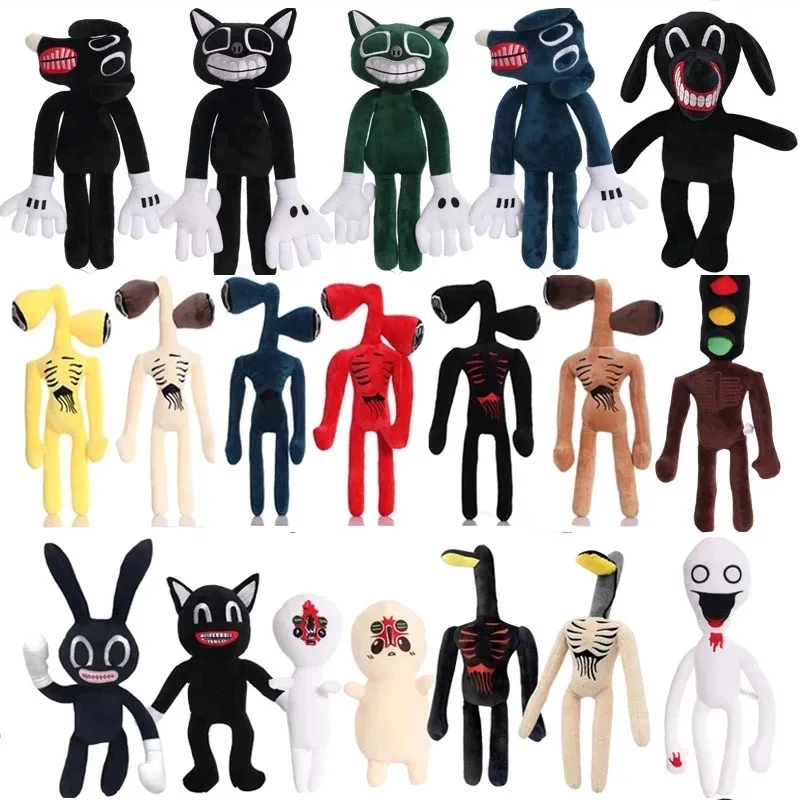 

New Anime Scp Siren Head Plush Doll Toys Foundation Scary Sirenhead Cat Soft Cartoon Stuffed Figure Children Horror Gifts