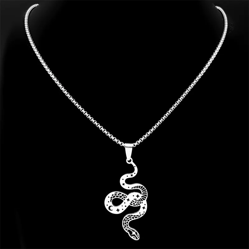 Комплект из колье и серёг нержавеющей стали