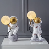creative astronaut wall lamp childrens room wall light spaceman table lamp decor bedside night light bedroom wall sconce lamp
