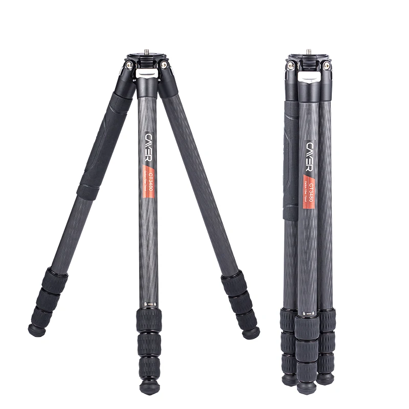 

Cayer CT3480 Carbon Fiber High Quality Camera and Video Heavy Duty Tripod for SLR DSLR Video recorder and camcorder