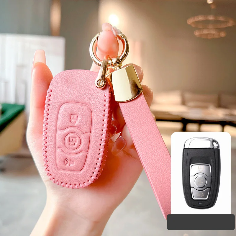 

Lady Use Pink Car Key Case Cover for Haval H9 F7x H5 H3 Great Wall 5 3 M2 H6 Coupe M4 H2 6 Hover H1 H4 H7 F5 F7 H2S