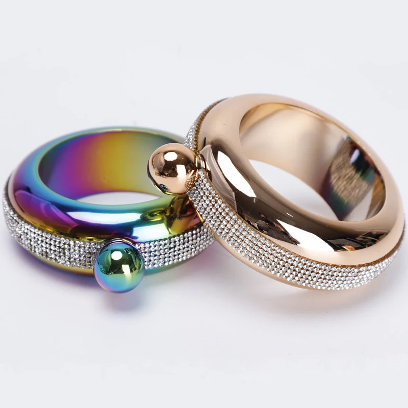 1 шт. круглая фляжка для виски спирта водки 3 5 унций