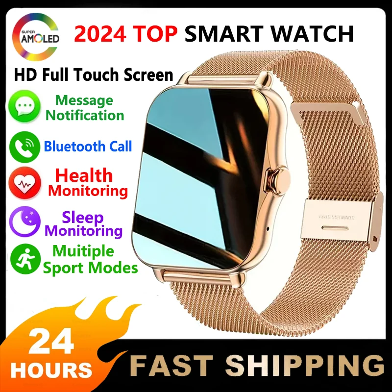 Спортивные Умные Часы С Bluetooth Фитнес-трекер Полным Сенсорным Экраном Для Huawei Xiaomi