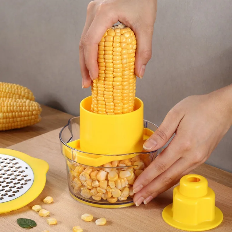 Multifunctional Corn Thresher Kitchen Tool Garlic Mince Garlic Masher Shredder