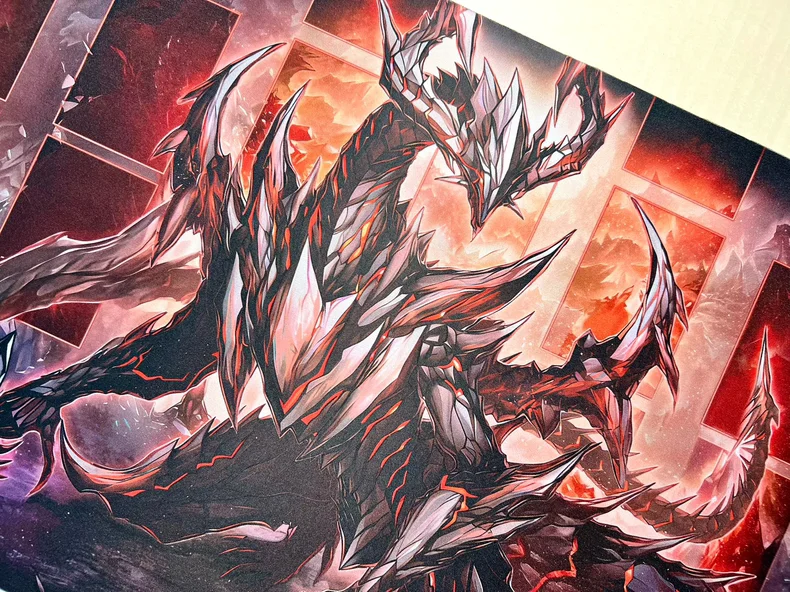 Фото Оригинальный игровой коврик Yu-Gi-Oh! 2MM DIY с изображением Примитивного Дракона Этерического Берила Коврик для карточных игр TCG/OCG, резиновый коврик для мыши №4