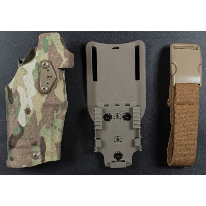 

Pistol Holster Glock 17 X300 Automatic Locking System Fork Lighting Protective Cover Quick-Release Waist Leggings Cover