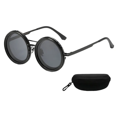 Круглые поляризационные солнцезащитные очки Adjustable Tint