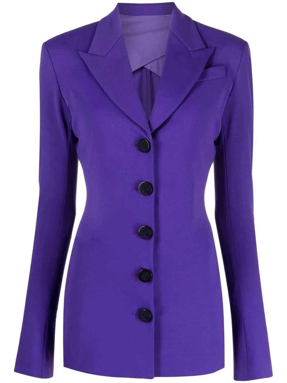 

In the spring of 2022 purple show thin a close-fitting jackets