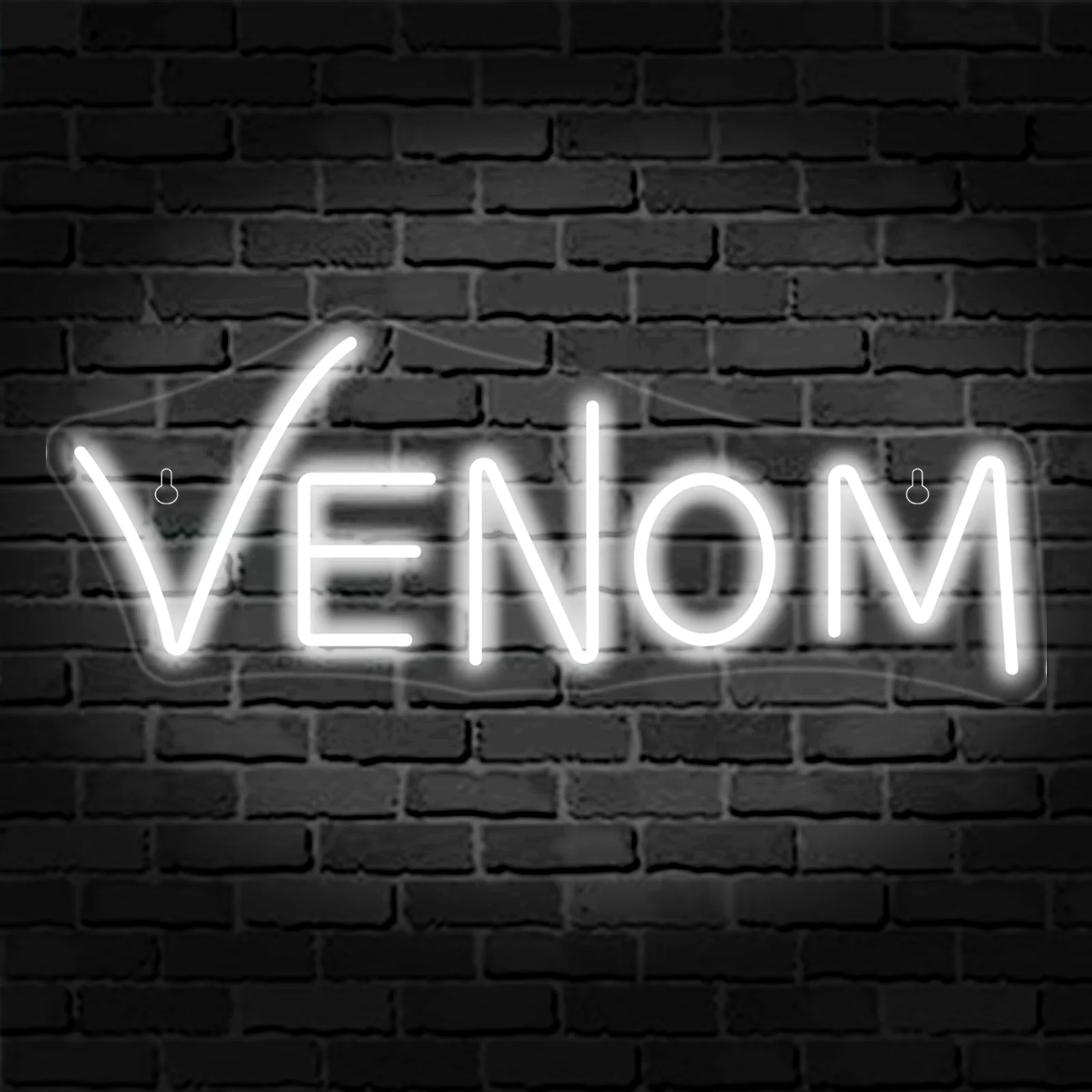 Неоновая вывеска в виде Венома для настенного декора украшение комнаты с буквами