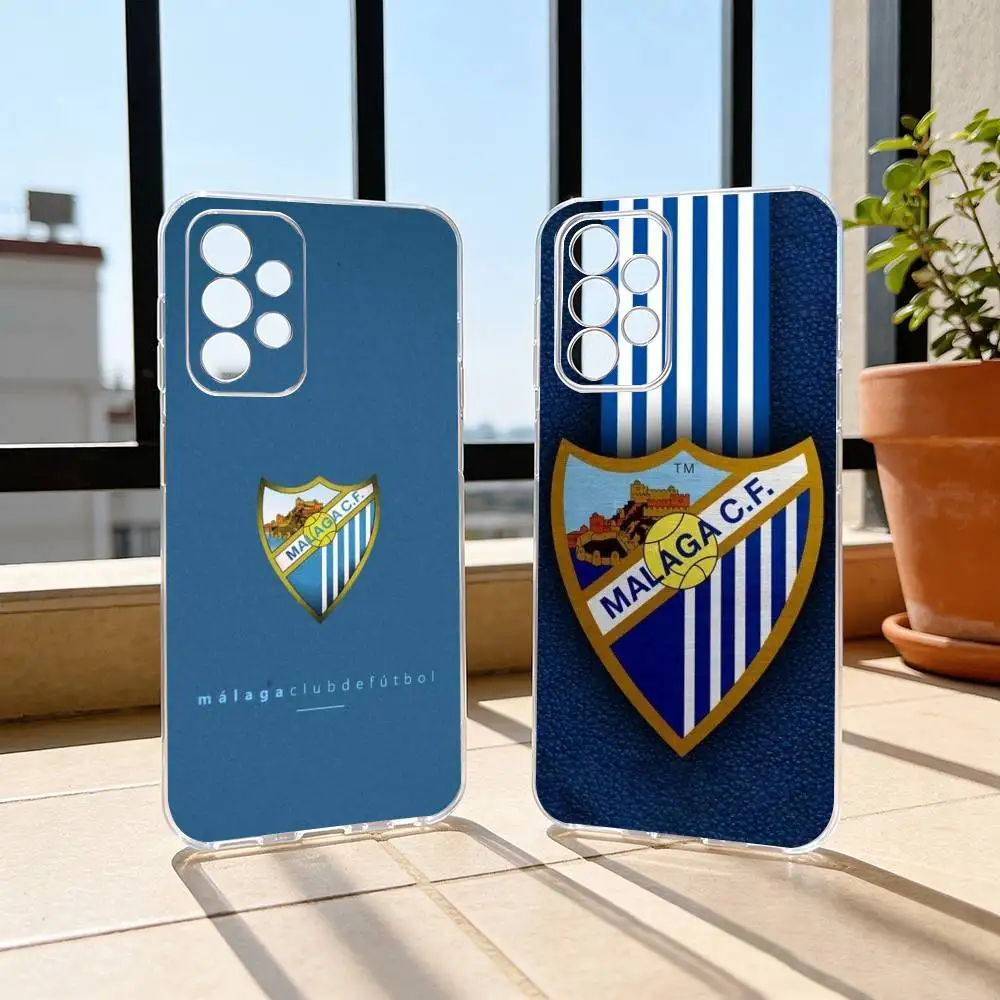 Фото Чехол для телефона Football M-Malaga C.F, прозрачный силиконовый мягкий чехол для Samsung S25, S24, S21, S22, S23, S30, Ultra, S20, Plus, Fe №1