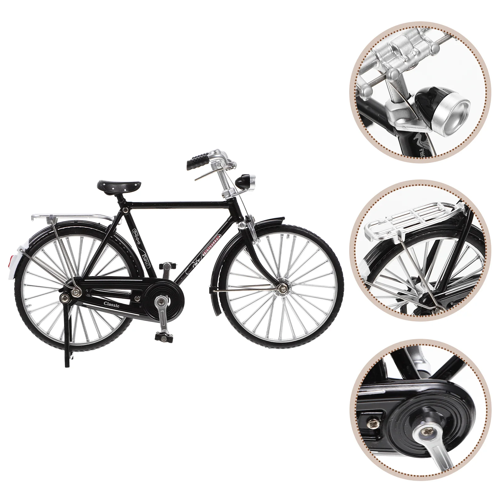 

Mini Bike Adornment Retro Style Mini Bike Model Alloy Bike Statue Mini Alloy Bike Model Simulated Bike Model for Desktop Office