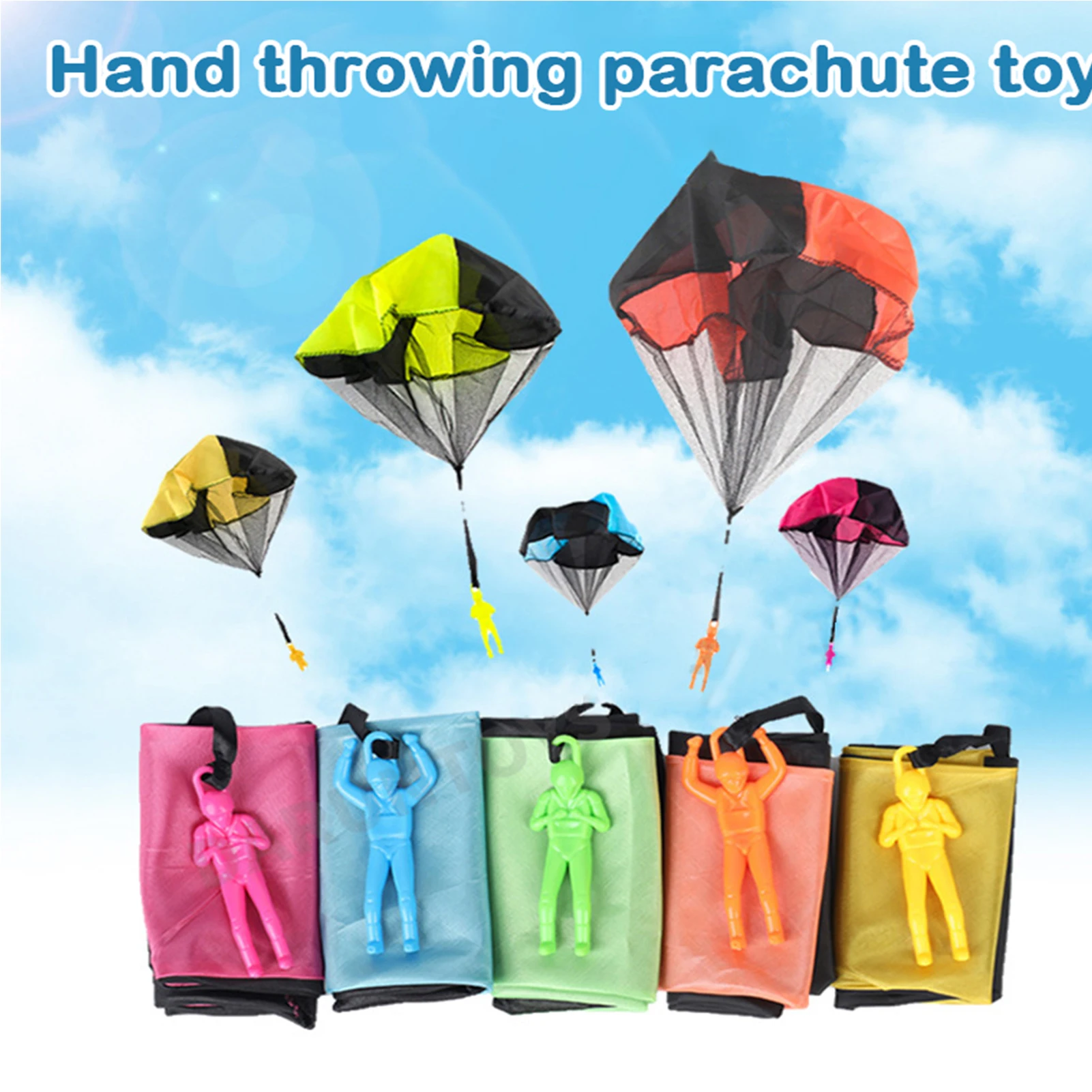 

Outdoor Interactive Parachute Toy Flying Umbrella Toy Educational Toys for Family Friends Neighbors Gift NIN668