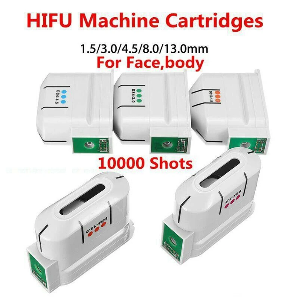 2.0.H 10000 Shots HIFU Transducer Exchangeable Facial Body Cartridge For Ultrasound Face Machine Anti Aging