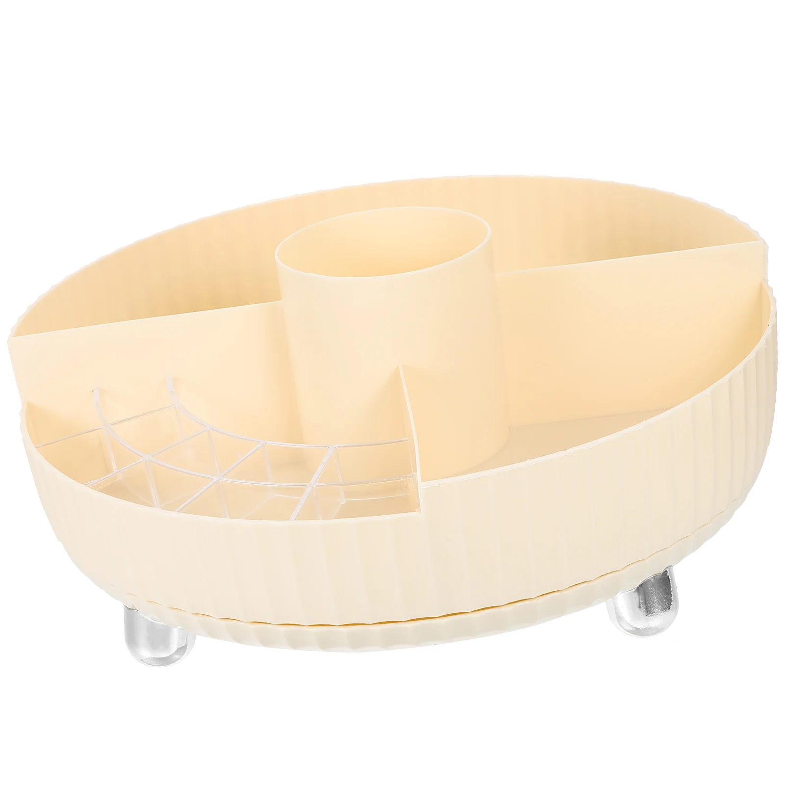 

360 Degree Makeup Brush Organizer Storage Bucket Perfume Tray Desktop Holder The Pet Pen Holders