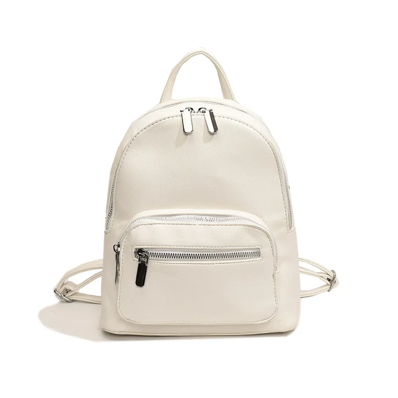 Новый однотонный рюкзак из мягкой пу кожи Tingting модный и простой