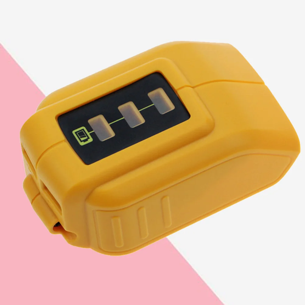 

1 Pc USB Converter Yellow 12V DC Output Prime Durable USB Converter Charging Adapter Converter for Li-ion