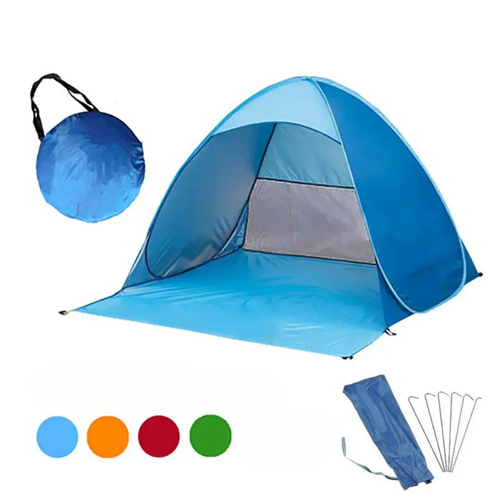 

Automatic Beach Tent Potable Sunshade Waterproof Lightweight Sun Shelter For Outdoor Hiking Camping Picnic