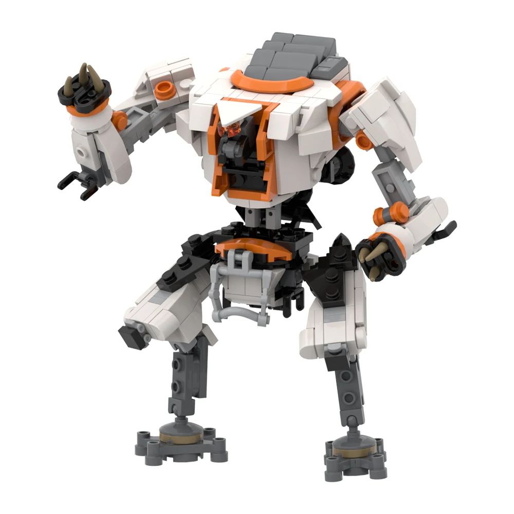 

Robot Reapered Warrior Shooting Game Titan Falling Mecha Building Block Brick Set High-Tech Action Figure Toys Kids Boy's Gifts